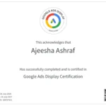 certification google ads display