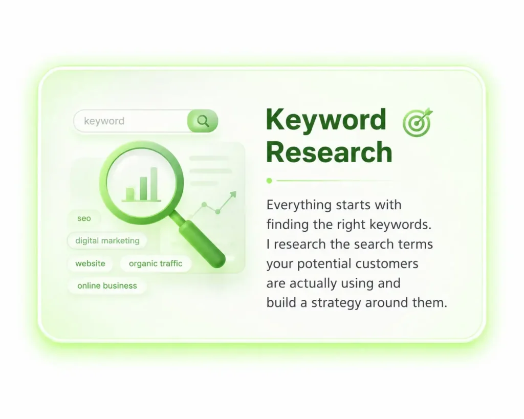 my service keyword search